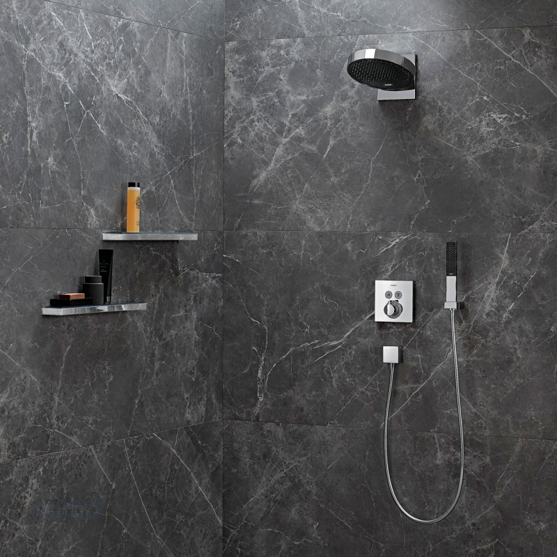 Душевой гарнитур Hansgrohe Rainfinity 26857000 Хром Черный
