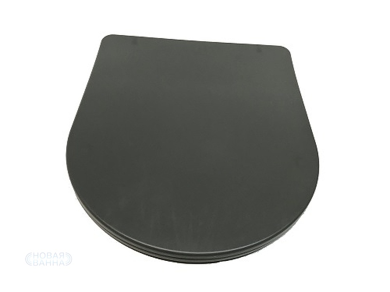 Унитаз CeramaLux B2330-2MDH подвесной Серый матовый с сиденьем Микролифт