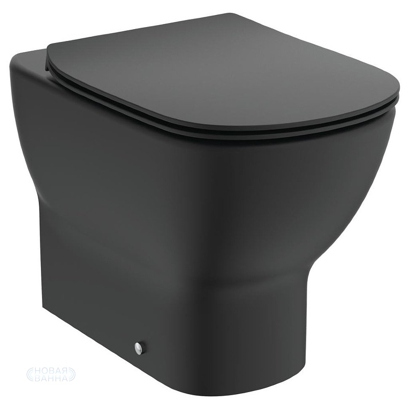 Сиденье для унитаза Ideal Standard Tesi T3527V3 Черное матовое с микролифтом
