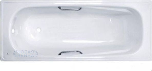 Стальная ванна BLB Universal 170х75 B75H handles (комплект)