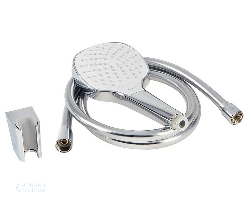 Душевой гарнитур Hansgrohe Croma Select E 26413400 Хром Белый