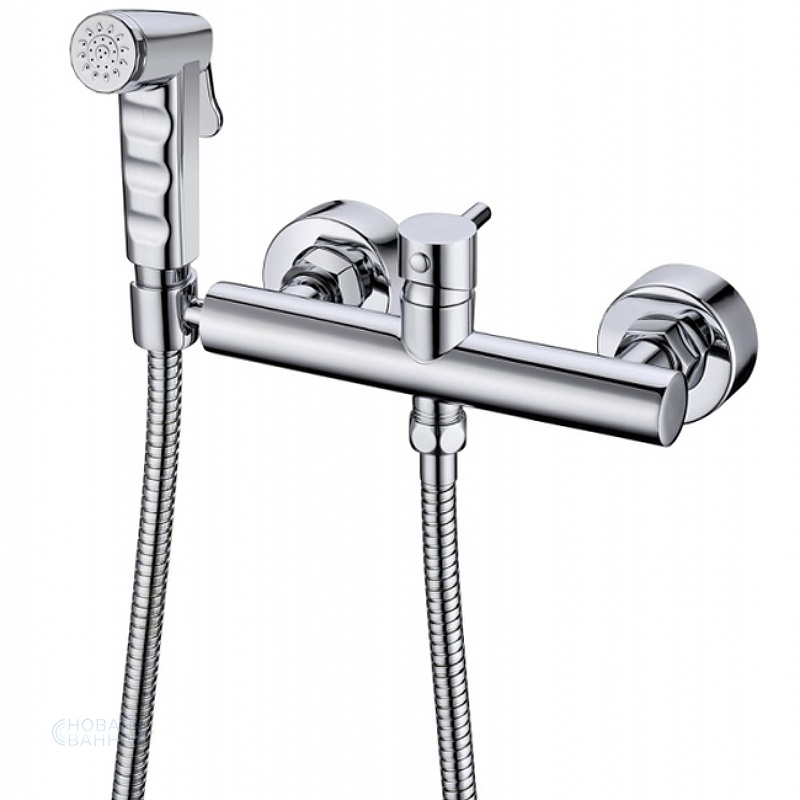 Гигиенический душ со смесителем Bravat D9140CP-RUS Хром