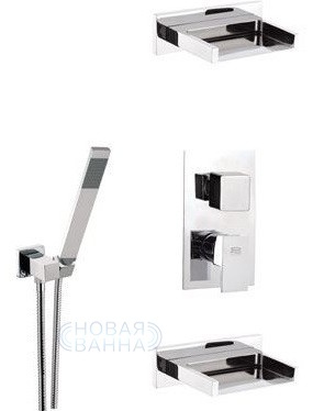 Душевой комплект 103 мм Remer Flash Z937S03