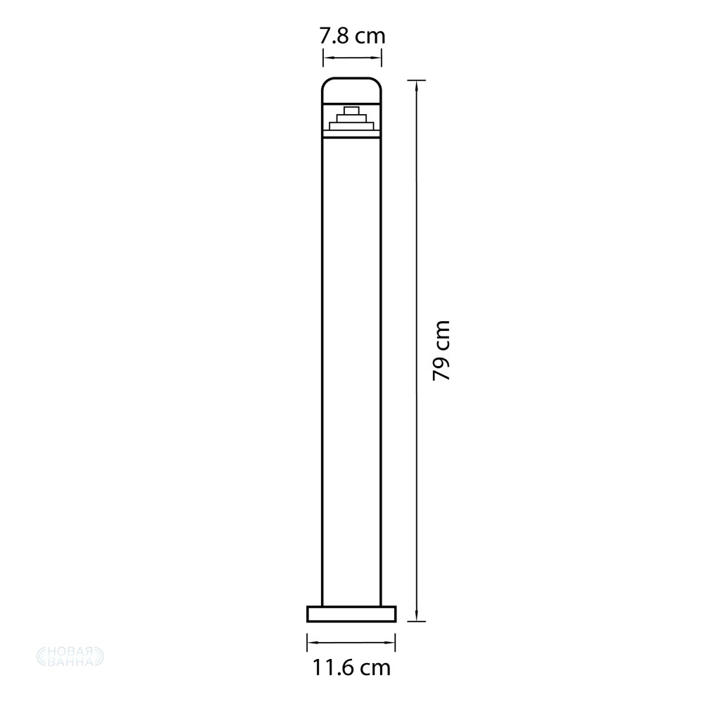 Уличный светильник Lightstar Raggio 376707