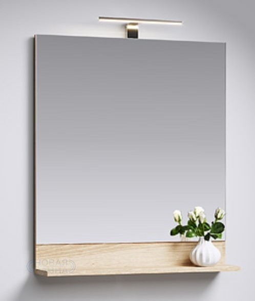 Зеркало 60х79,8 см дуб сонома Aqwella Foster FOS0206DS