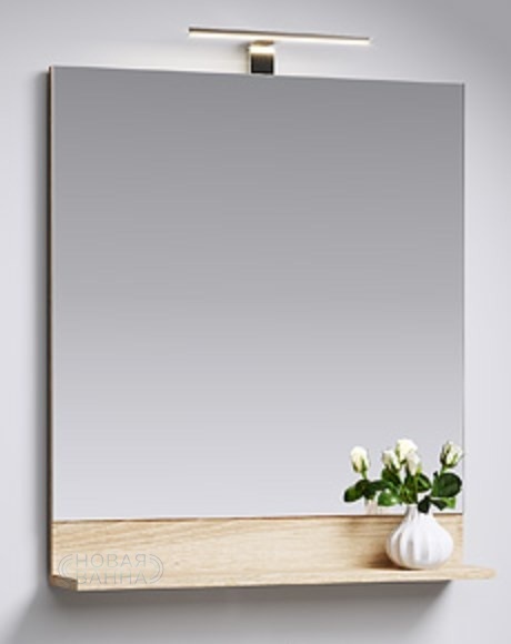 Зеркало 70х79,8 см дуб сонома Aqwella Foster FOS0207DS