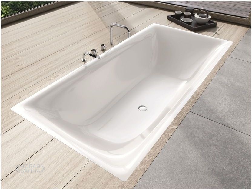 Стальная ванна 180х80 см Kaldewei Silenio 676 с покрытием Easy-Clean